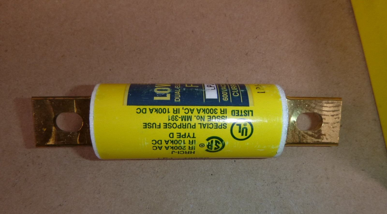 Bussmann LPJ-100SP Low Peak Dual Element Time Delay Fuse 100 Amps 600V Lot of 3