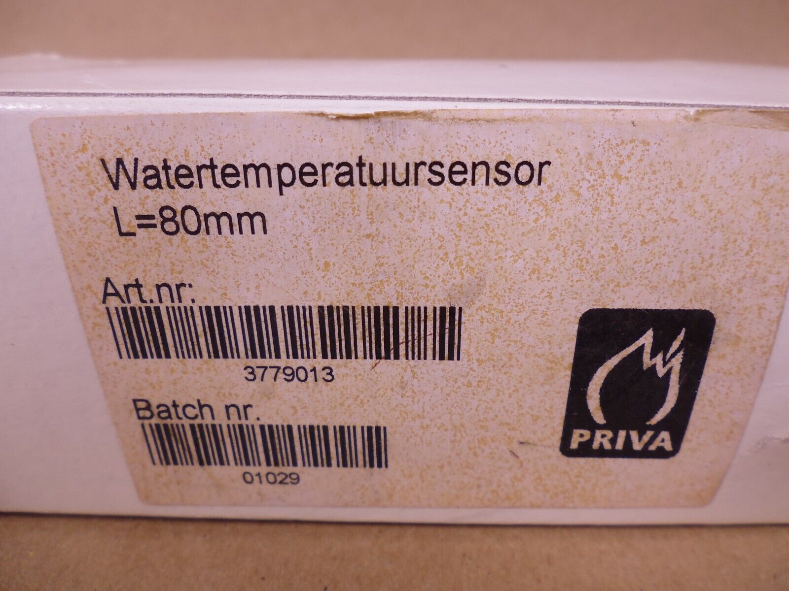 Priva 3779013 Water Temperature Sensor L=80mm , Universal Input Priva Blue ID | Electrical MRO Replacement Parts & Components and Commercial Electrical Supplies Company