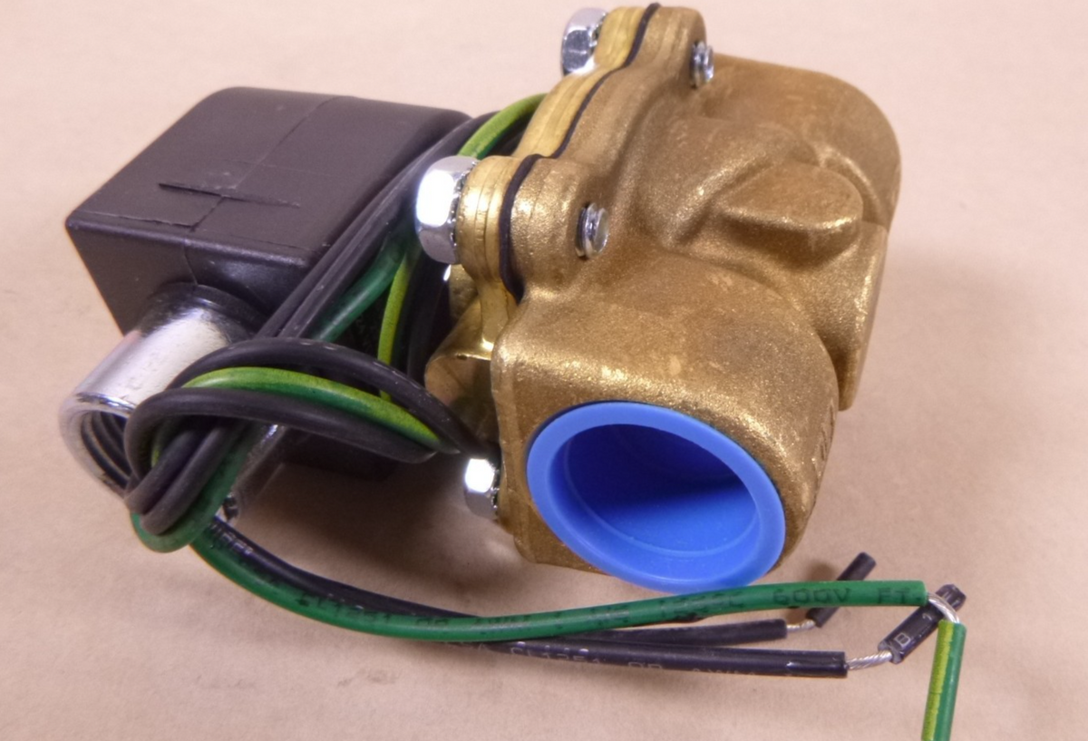 Parker Gold Ring 2-Way 24V 3/4" Normally Closed Brass Solenoid Valve 11.5W | Industrial MRO Replacement Parts, Manufacturing Machine Parts & Components, Heavy Equipment Parts Supplier