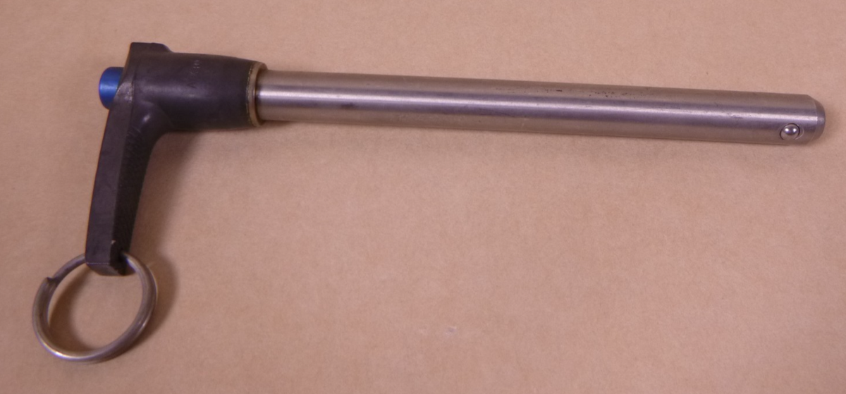 1/2" Shank x 5" Grip Length L Hdl Stainless Steel Quick Release Pin Avibank USA