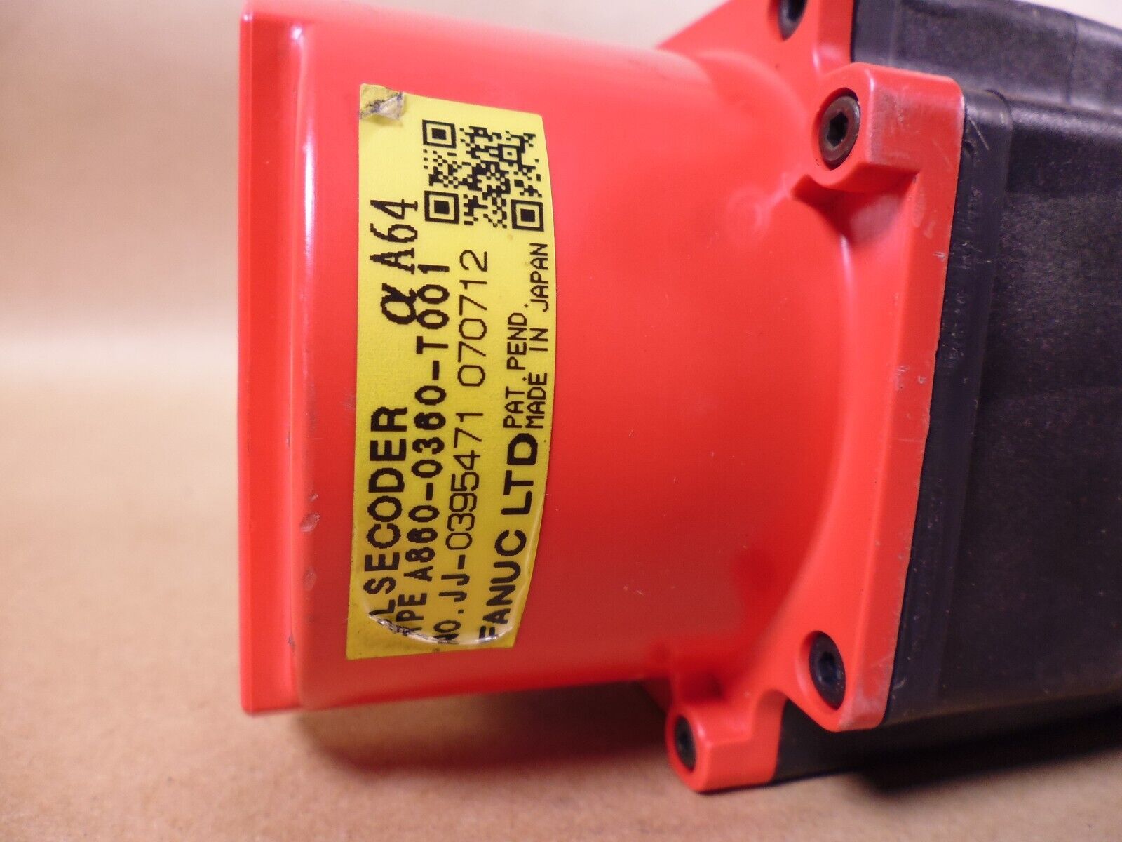 Fanuc A06B-0373-B175 AC Servo Motor , 0.5kW, 129V, 3000min, 200Hz, 200-230V | Industrial Electric Motors, Pumps & Parts