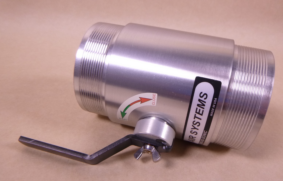 Sonic Air Systems 10431 Butterfly Valve 3" Inch Thread Size Aluminum