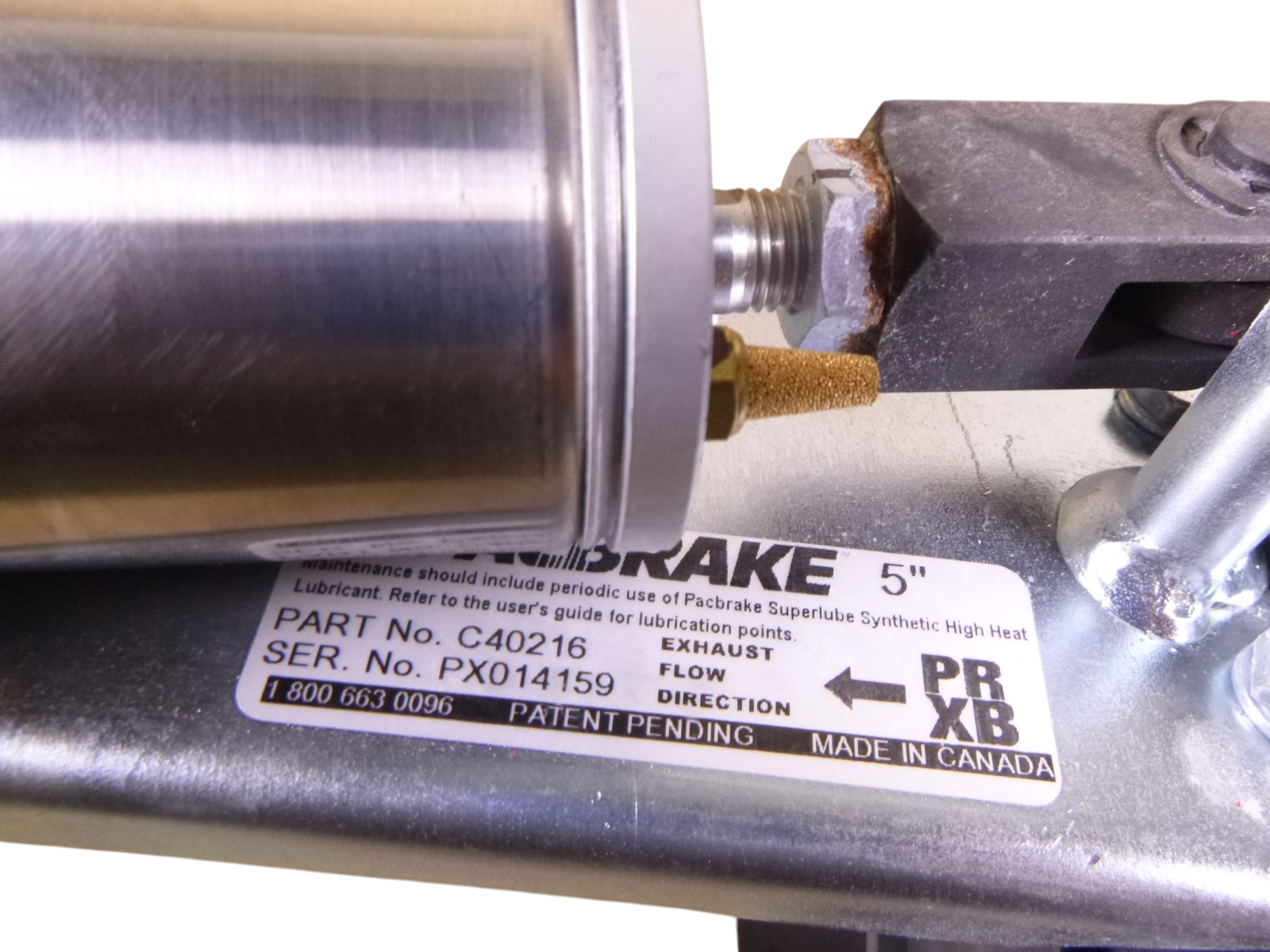Pacbrake C40216 5" PRXB Pressure Regulated Exhaust Brake For CAT C13 | Industrial Tractor Parts Supplier and Surplus Tractor Parts & Accessories