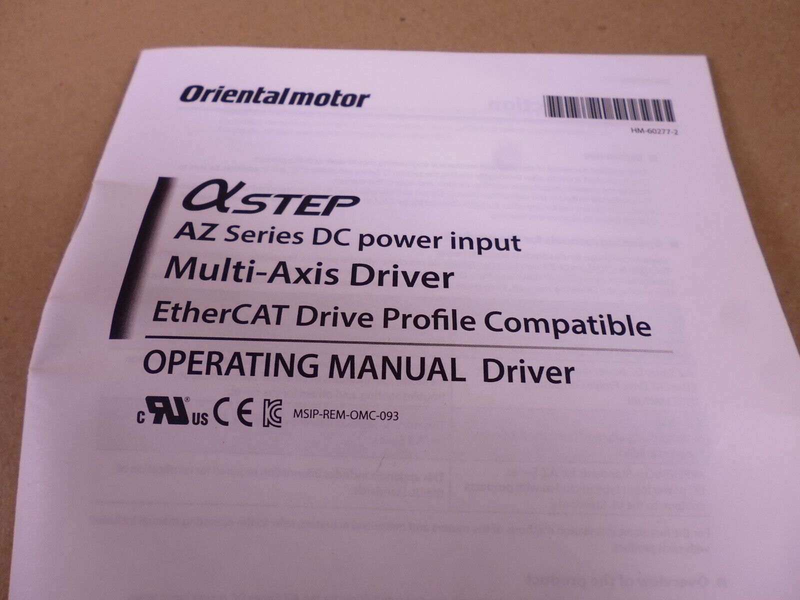 NEW Oriental Motor AZD4A-KED 4-Axis AZ Series EtherCAT Controller Driver 24/48V | Electrical MRO Replacement Parts & Components and Commercial Electrical Supplies Company