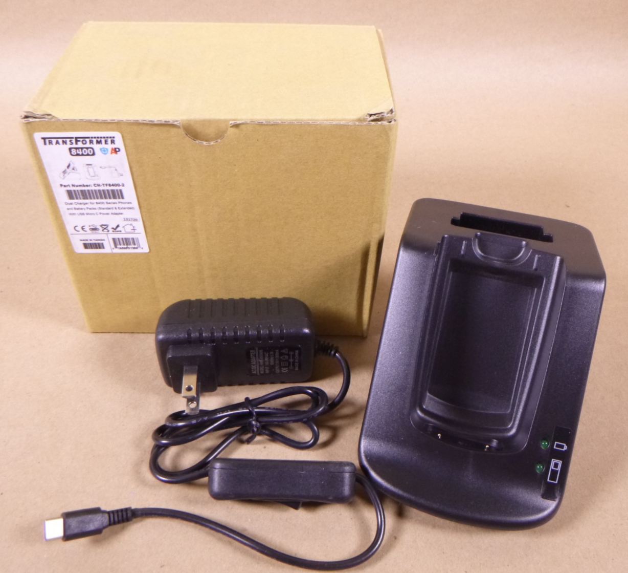 Transformer Dual Charger for Polycom / SpectraLink 8400 & 8440 Series Batteries | Industrial MRO Tools and Replacement Industrial Equipment Components