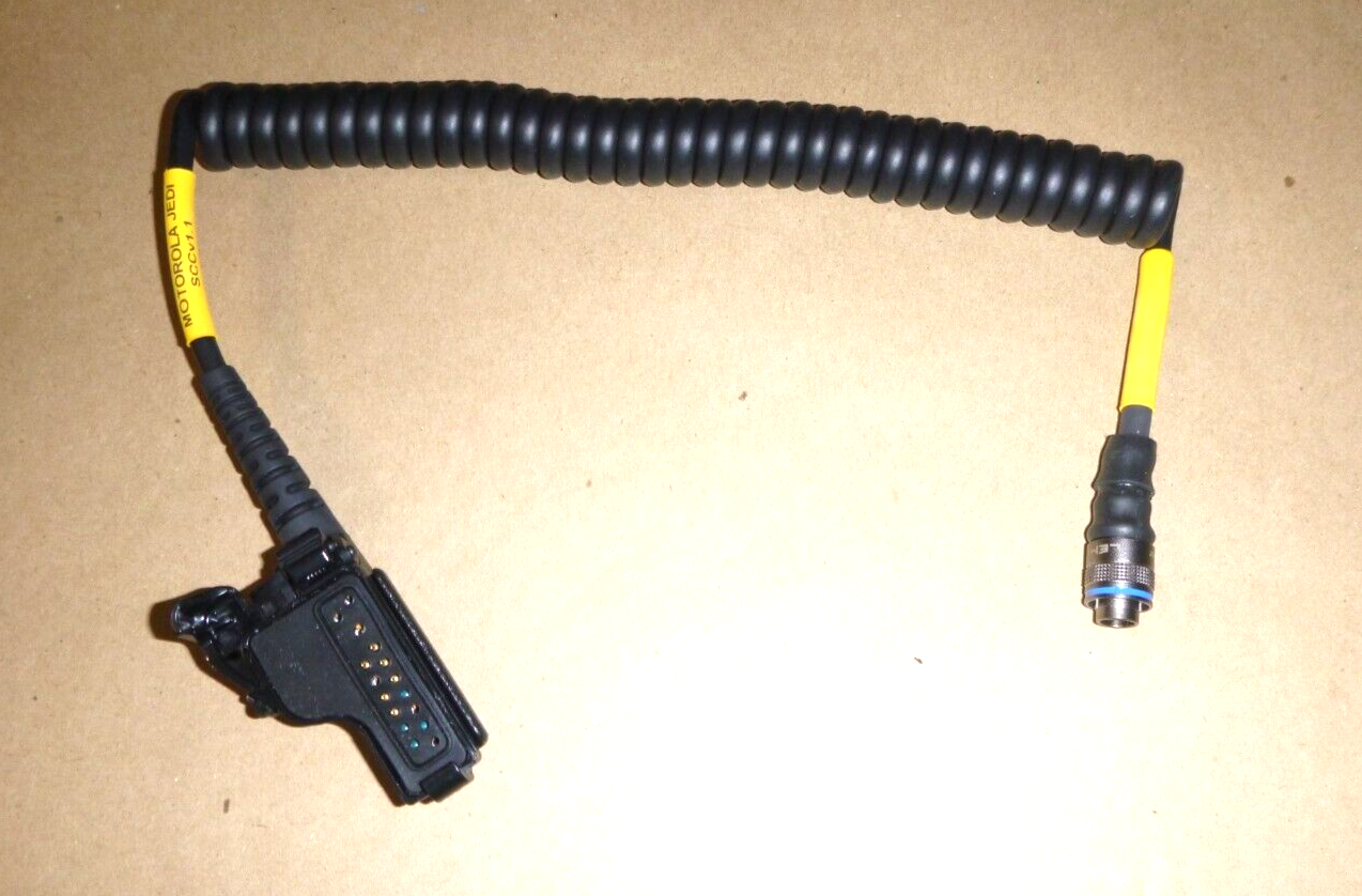 Motorola jedi SCCv1.1 Audio Cable W/8Pin Circular Mil Connector 5995-01-685-5498 | Electrical MRO Replacement Parts & Components and Commercial Electrical Supplies Company