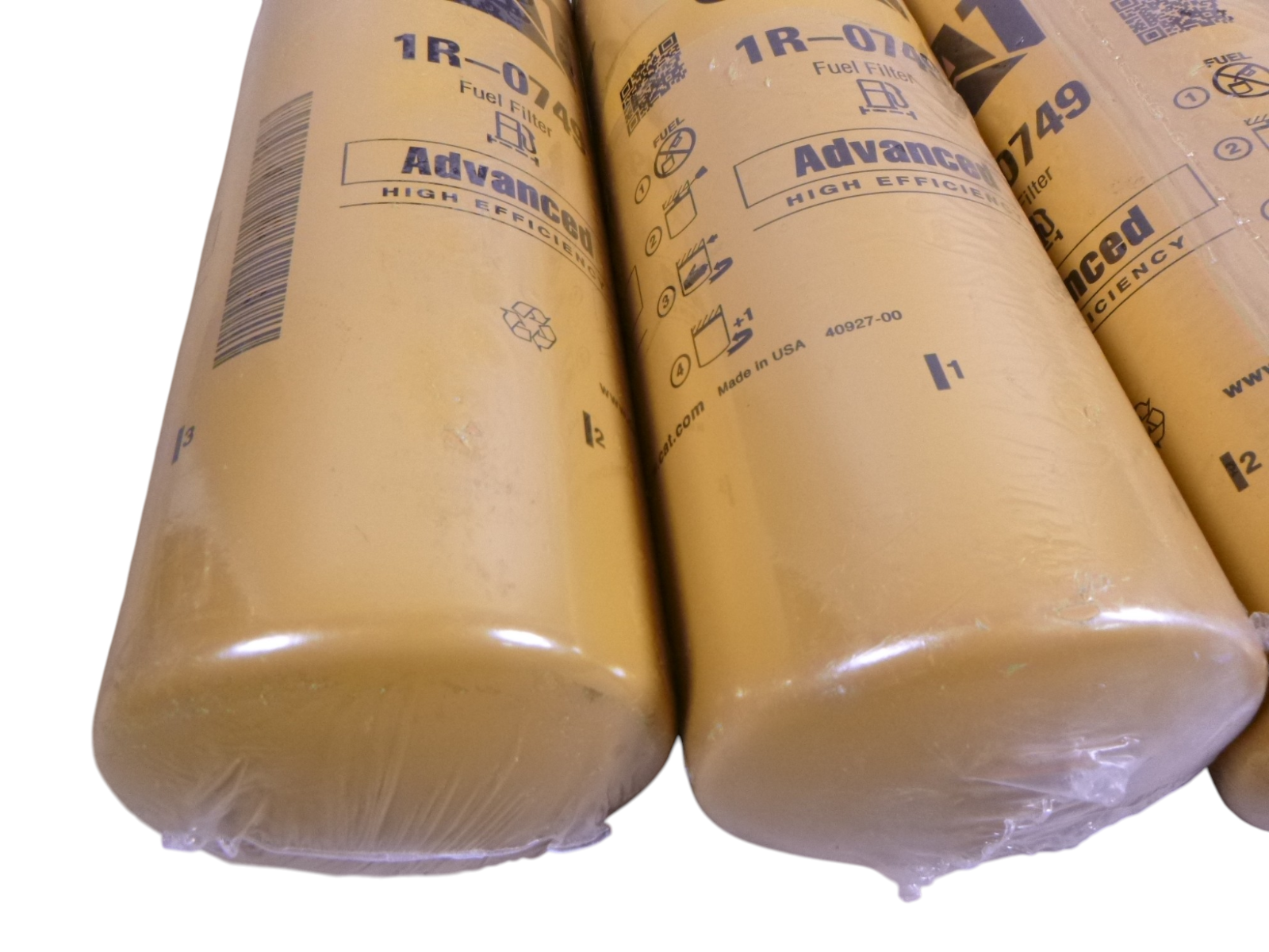 (6 PACK) OEM CATERPILLAR CAT 1R-0749 Fuel Filter Advanced High Efficiency 1R0749 | Industrial Tractor Parts Supplier and Surplus Tractor Parts & Accessories