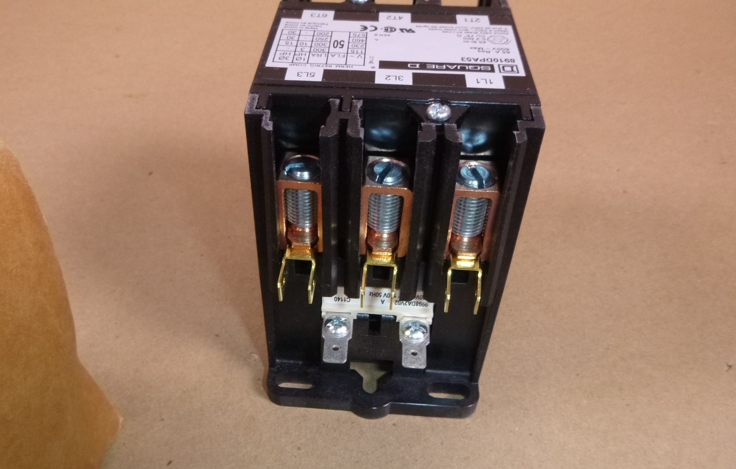 8910DPA53V02 Square D 50 Amp Definite Purpose Contactor 3 Pole 120 Volt Coil | Electrical MRO Replacement Parts & Components and Commercial Electrical Supplies Company