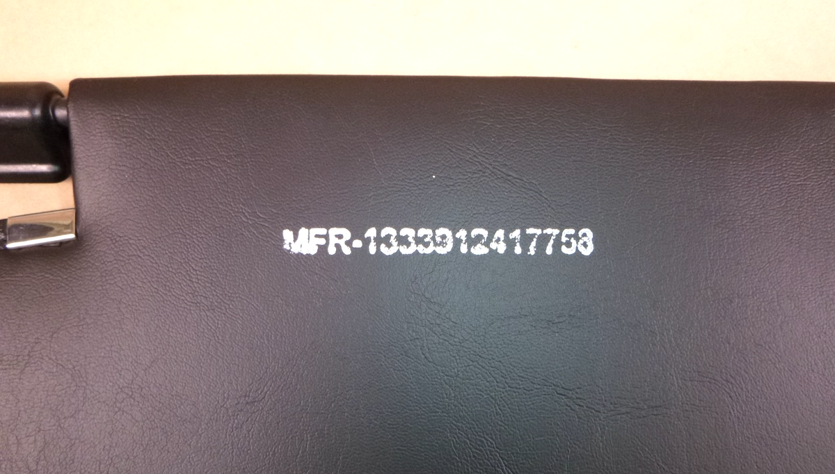 USGI FMTV / LMTV Drivers Side (LH) Black Sun Visor 12417758, 2540-01-384-0975