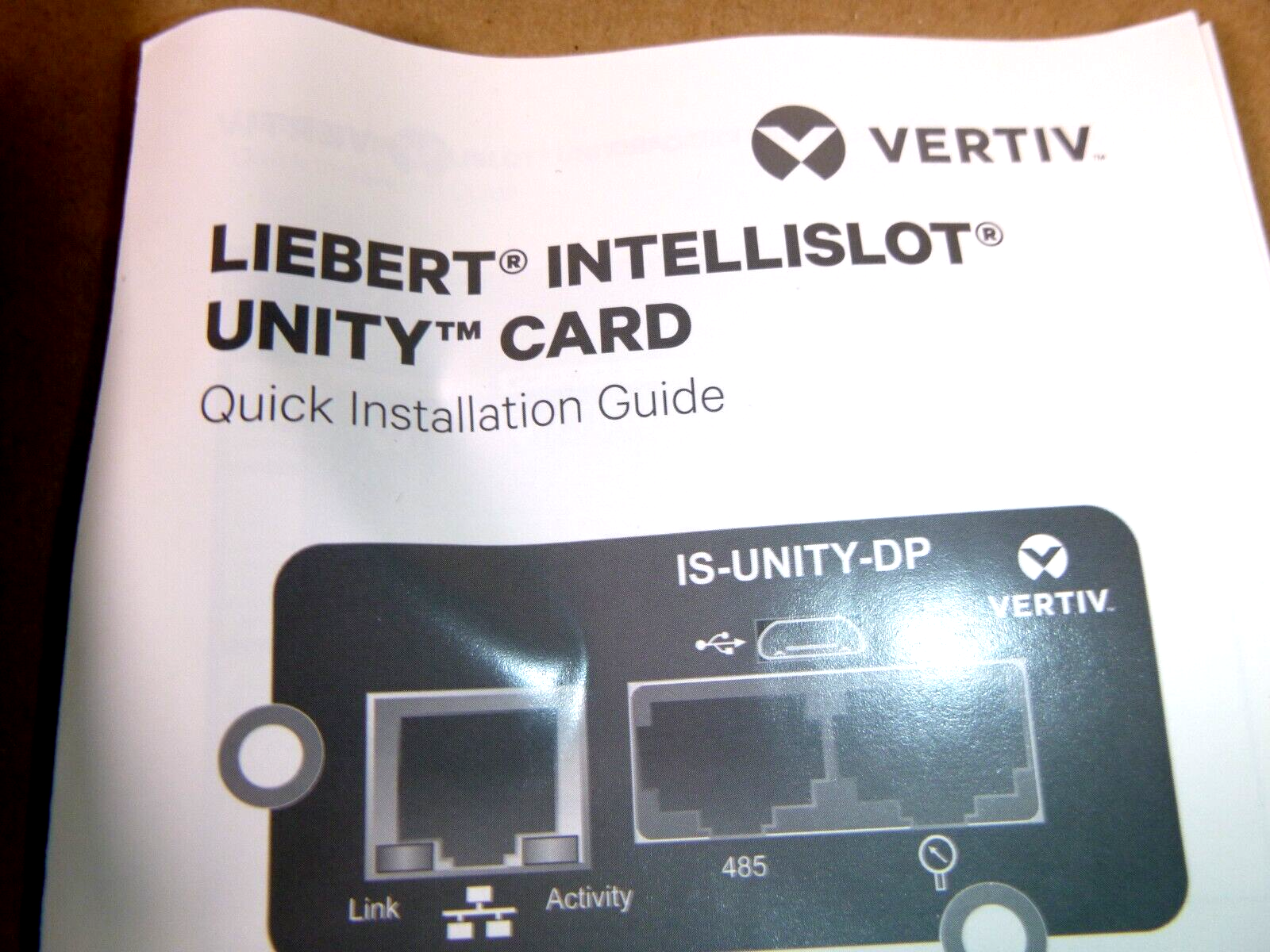Vertiv Liebert IntelliSlot IS-Unity-DP Network Card, Remote Dual Protocol | Electrical MRO Replacement Parts & Components and Commercial Electrical Supplies Company