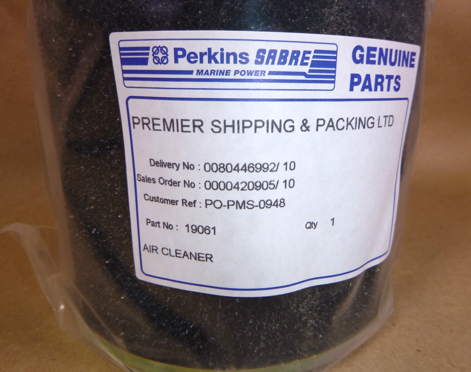 Perkins Sabre Engine Air Intake Filter Element 19061, 2940-01-121-5458 | Replacement Truck Parts, Trailer Accessories, Automobile Supplies, Car Parts & Accessories