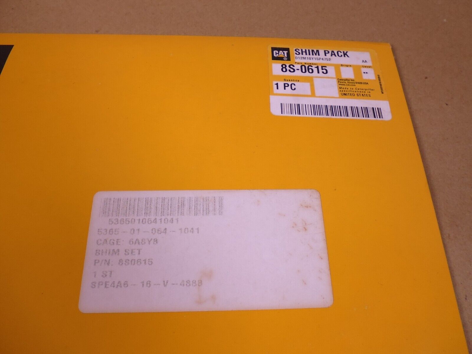 OEM CAT Caterpillar 8S-0615 2mm Shim Pack For Transmission 621 631 633 637 | Industrial Tractor Parts Supplier and Surplus Tractor Parts & Accessories