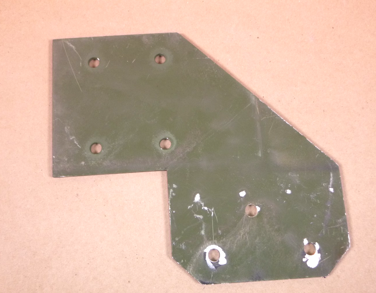 USED M998 Humvee AS-3588/GRC-206 VHF/UHF Antenna Roadside Support Plate A3103740 , 5340-01-302-0068 | Genuine HMMWV Replacement Parts and Military Surplus Humvee Parts & Accessories