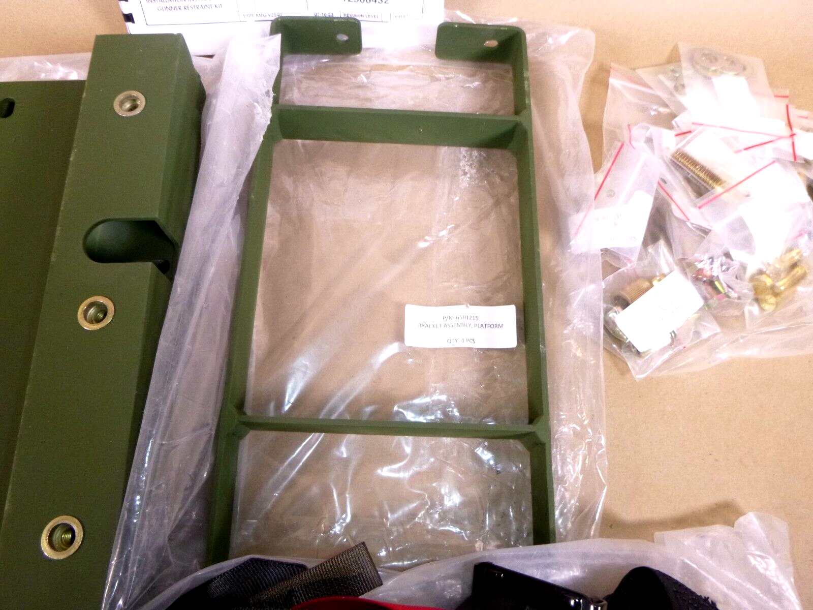 USGI M998 M1151 Humvee Gunners Restraint Kit 57K4901, 2540-01-559-1734 | Genuine HMMWV Replacement Parts and Military Surplus Humvee Parts & Accessories