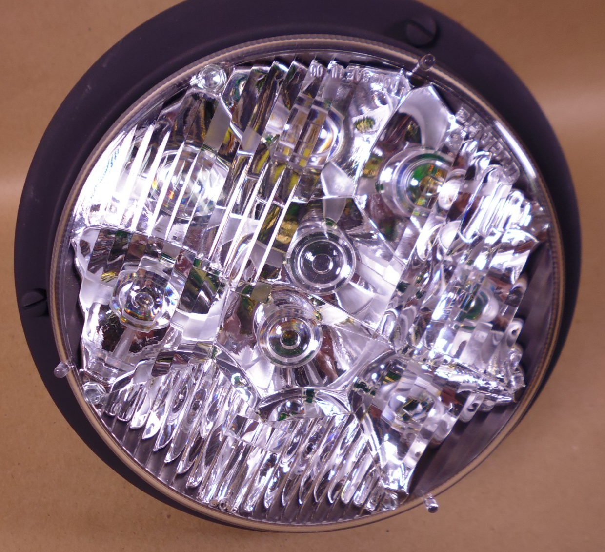 (2x) Humvee M998 M939 Headlight LED Black Housing Truck-Lite , 6220-01-547-9049 | Genuine M35 Military Truck Parts and M939 Cargo Truck Surplus Parts