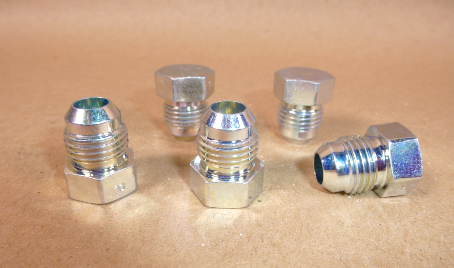 5x Parker Hydraulic Fitting 3/8" Male JIC 37°-Flare Tube Plug 03CP-6, 6 PNTX-S | Industrial Replacement Nuts & Bolts Distributor and Machinery Screws & Fasteners Supply