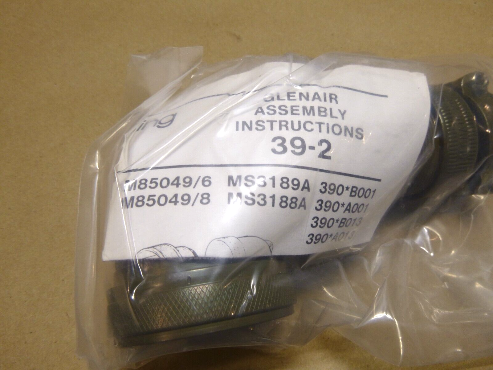 Glenair M85049/8-63W Circular MIL Spec Backshell MIL-C-5015, Size 36 | Industrial MRO Replacement Parts, Manufacturing Machine Parts & Components, Heavy Equipment Parts Supplier