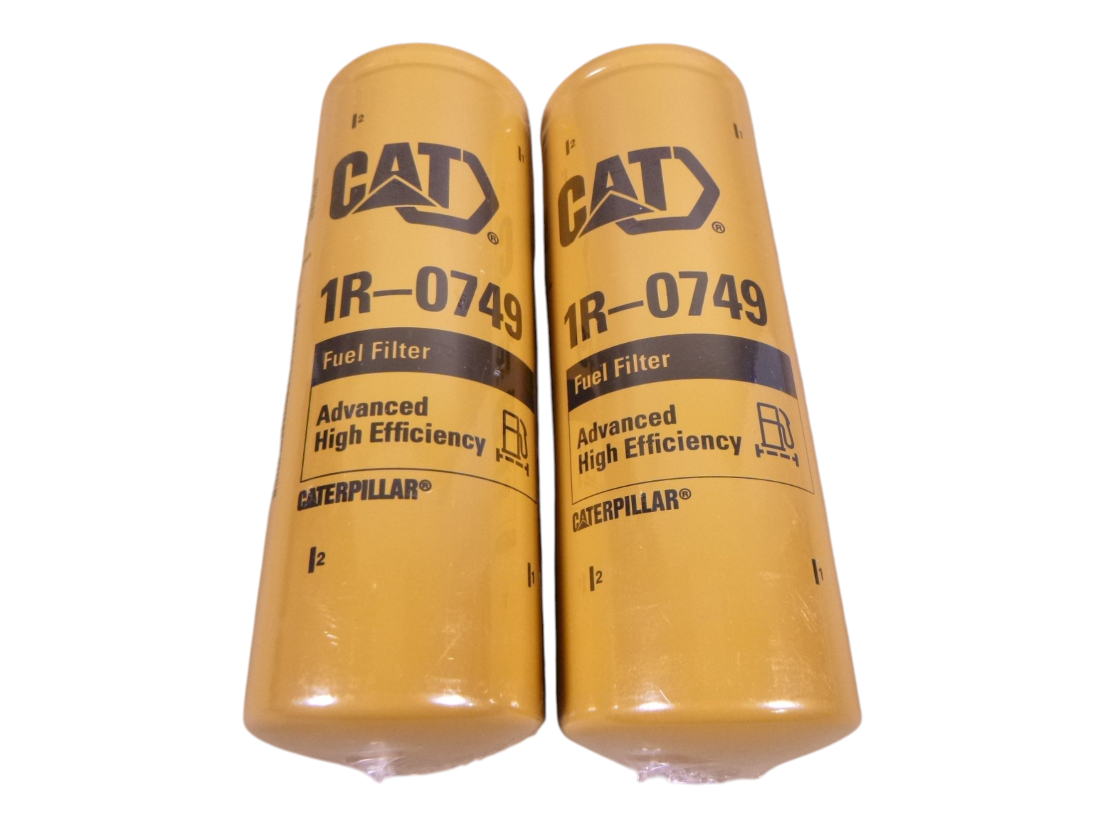 (2 PACK) CAT 1R-0749 Fuel Filter Advanced High Efficiency 1R0749