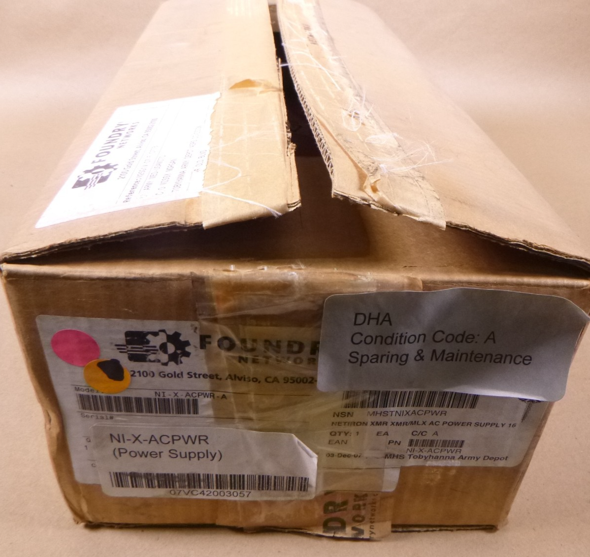 Foundry Brocade NI-X-ACPWR Netiron XMR/MLX AC Power Supply 32011-000 | Electrical MRO Replacement Parts & Components and Commercial Electrical Supplies Company