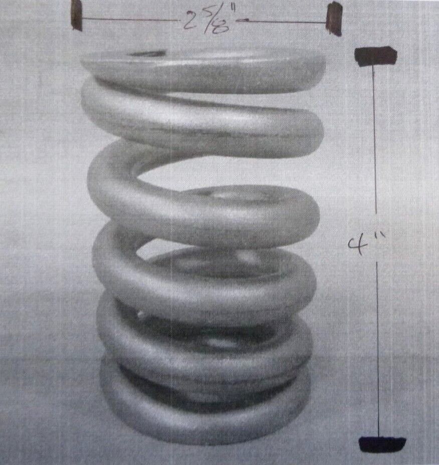 2-5/8" O.D. x 4" Tall Stainless Steel Helical Compression Spring 1/2" Wire | Industrial MRO Replacement Parts, Manufacturing Machine Parts & Components, Heavy Equipment Parts Supplier