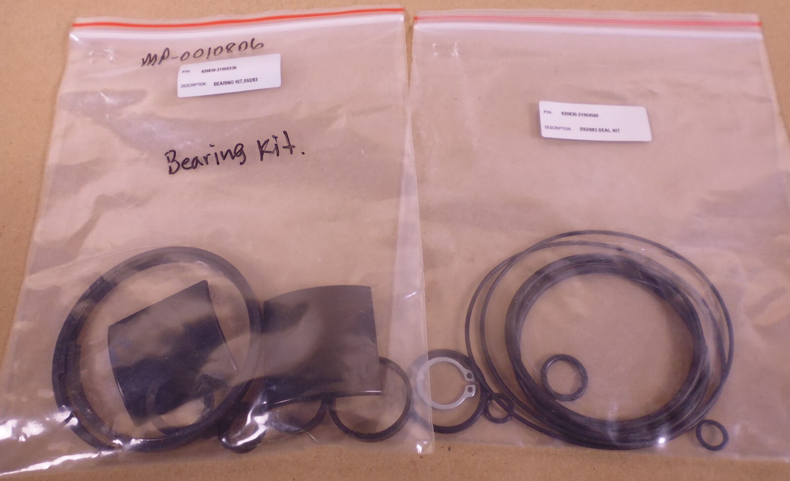 Bray 920830-21905536 Bearing Kit + Seal Kit S92/083 920830-21904560 | Industrial MRO Replacement Parts, Manufacturing Machine Parts & Components, Heavy Equipment Parts Supplier
