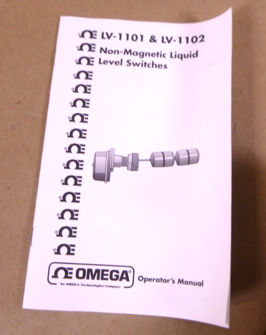 OMEGA Engineering LV-1101A Non Magnetic Liquid Level Switch 300 psi, SPDT, 15A | Industrial MRO Replacement Parts, Manufacturing Machine Parts & Components, Heavy Equipment Parts Supplier