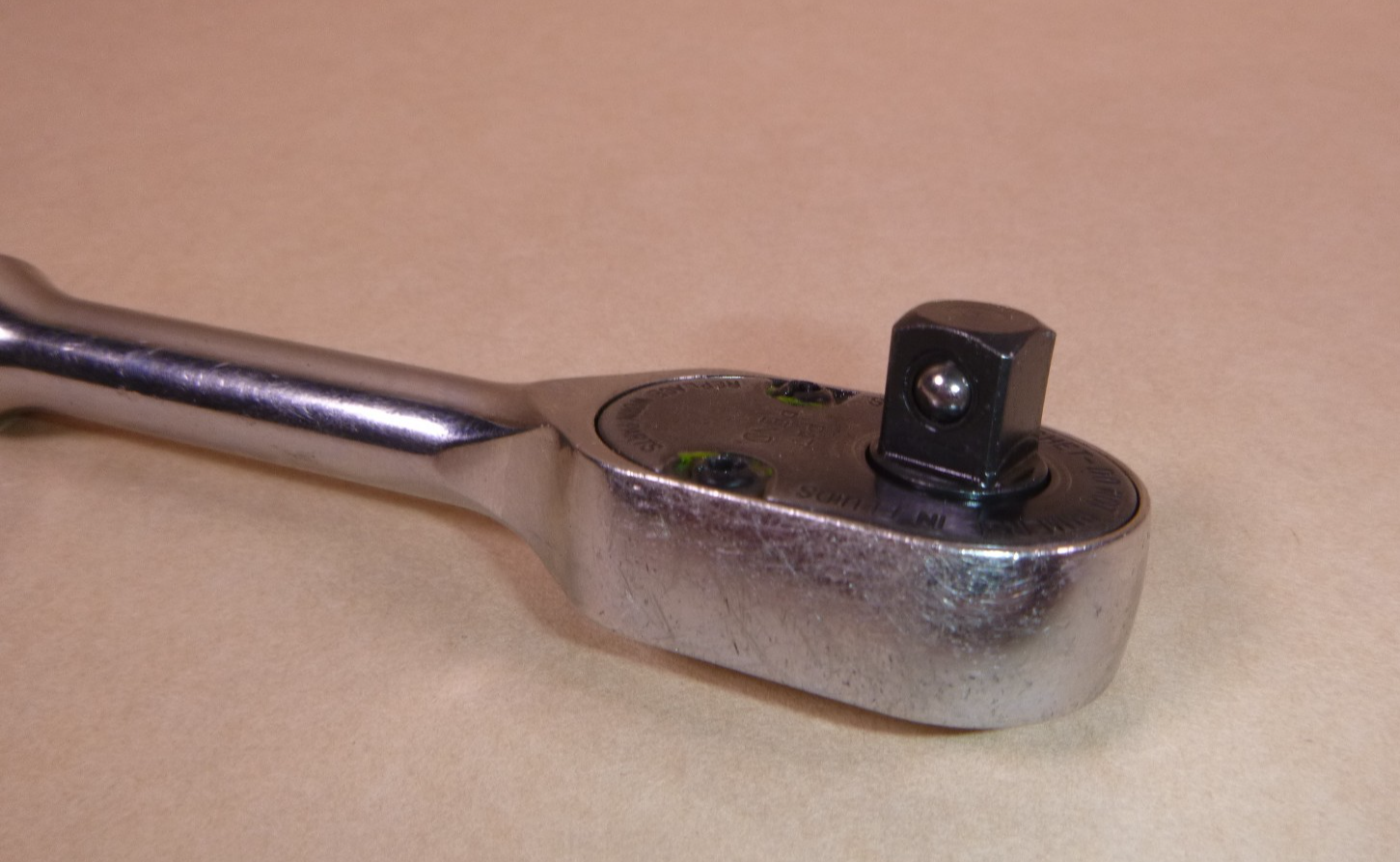 S80A Snap On 1/2" Drive 80 Tooth Standard Handle Ratchet 10-5/16" Long