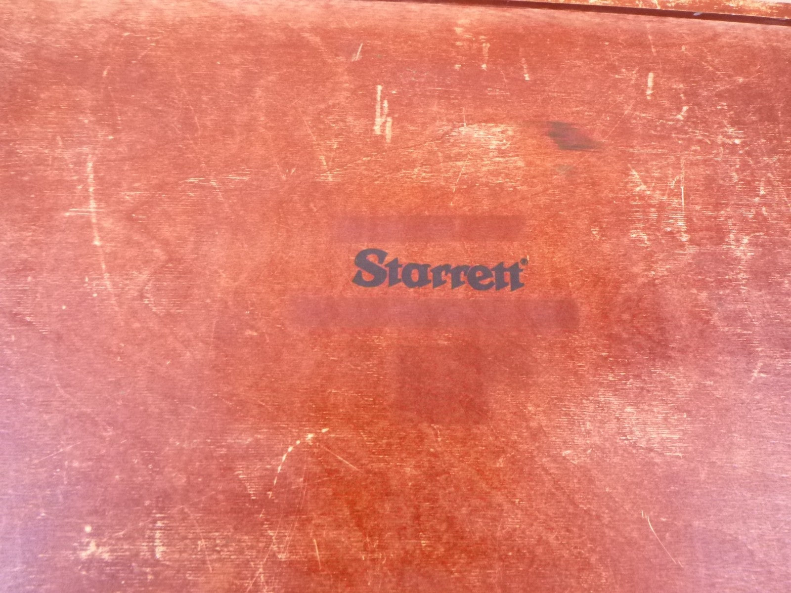 Starrett NO. 224 12-16" Anvil Outside Micrometer Set in Wood Case