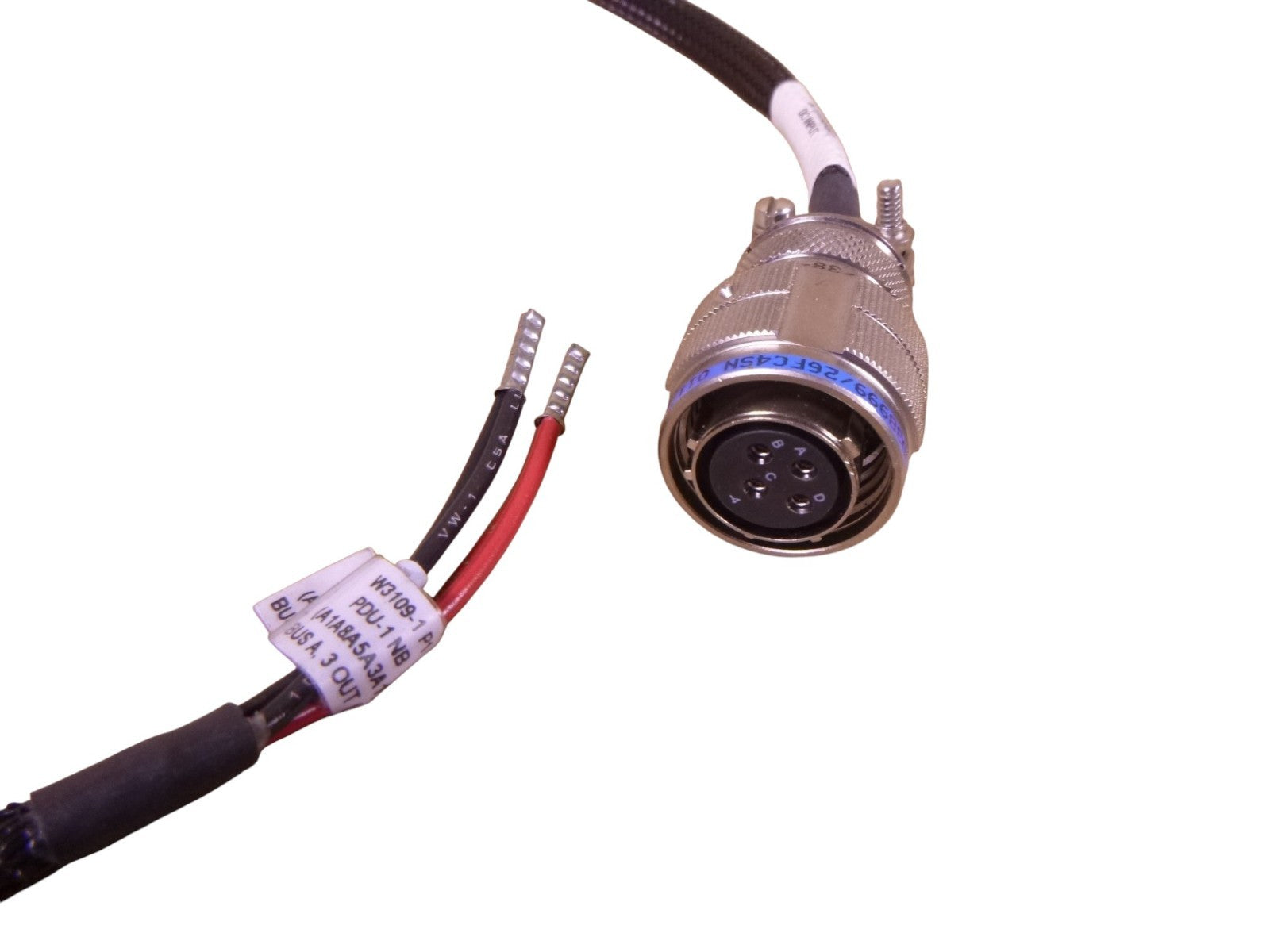 11027D3109-1 Cable 4-Pin , 5995-01-698-7261 | Electrical MRO Replacement Parts & Components and Commercial Electrical Supplies Company