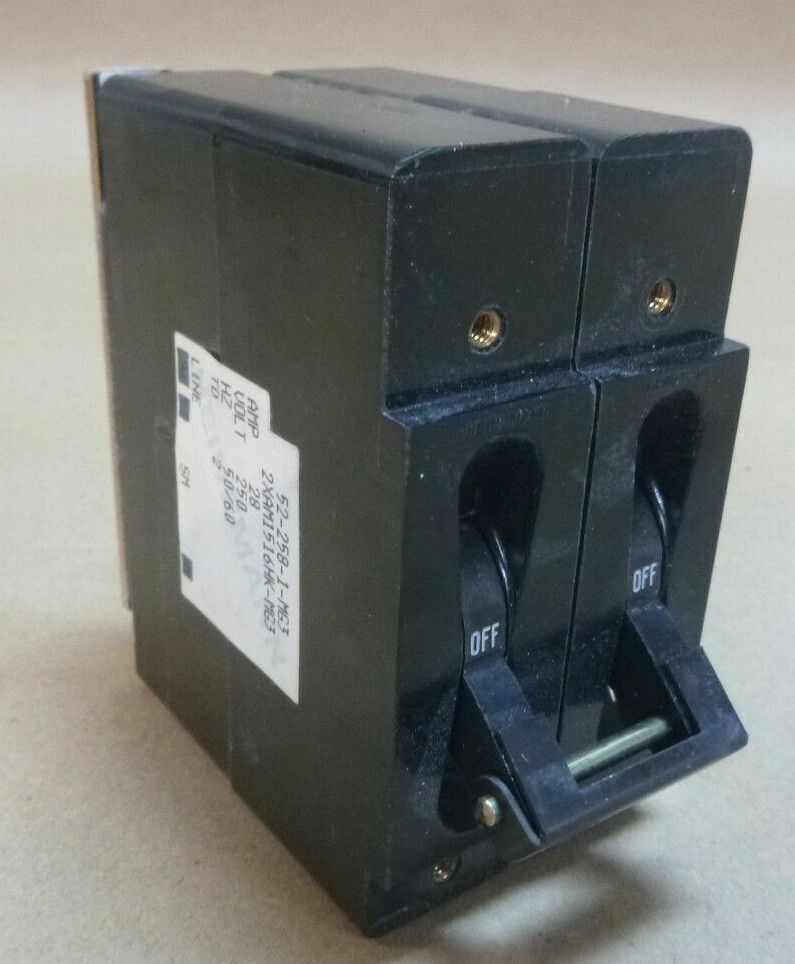 EATON 52-258-1-MG3 CIRCUIT BREAKER 28A 250V 2POLE , 5925-00-832-9953 | Electrical MRO Replacement Parts & Components and Commercial Electrical Supplies Company