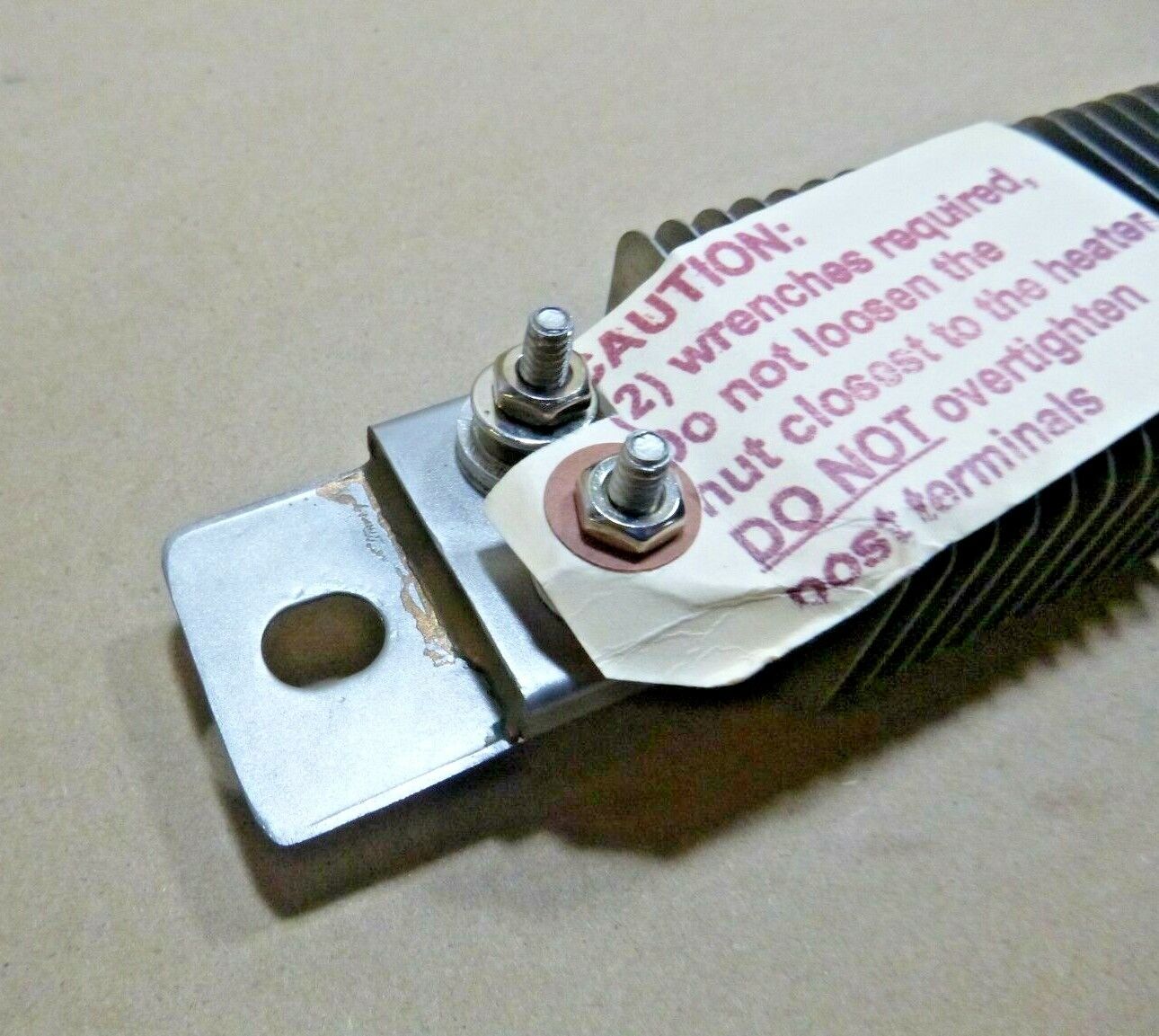 Omega Finned Stainless Steel Strip Heater Element 1200 Watt 120 Volt 24" Long | Industrial MRO Replacement Parts, Manufacturing Machine Parts & Components, Heavy Equipment Parts Supplier