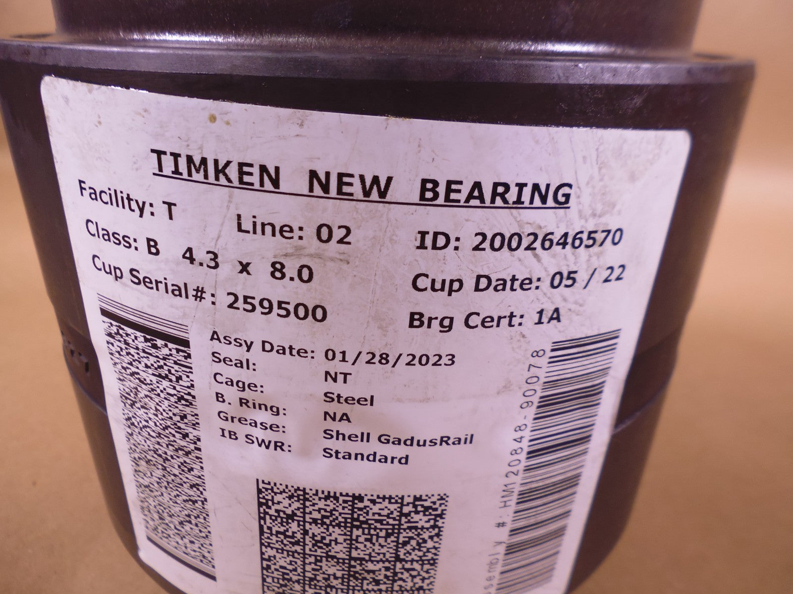 Timken USA HM120817XD Tapered Roller Bearing HM120848 , HM120848-90078 | Industrial MRO Replacement Parts, Manufacturing Machine Parts & Components, Heavy Equipment Parts Supplier