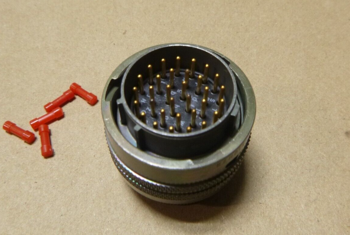 MS3116E18-32P Circular Connector, Straight Plug, 32 Contacts, Solder Pin 18-32 | Electrical MRO Replacement Parts & Components and Commercial Electrical Supplies Company
