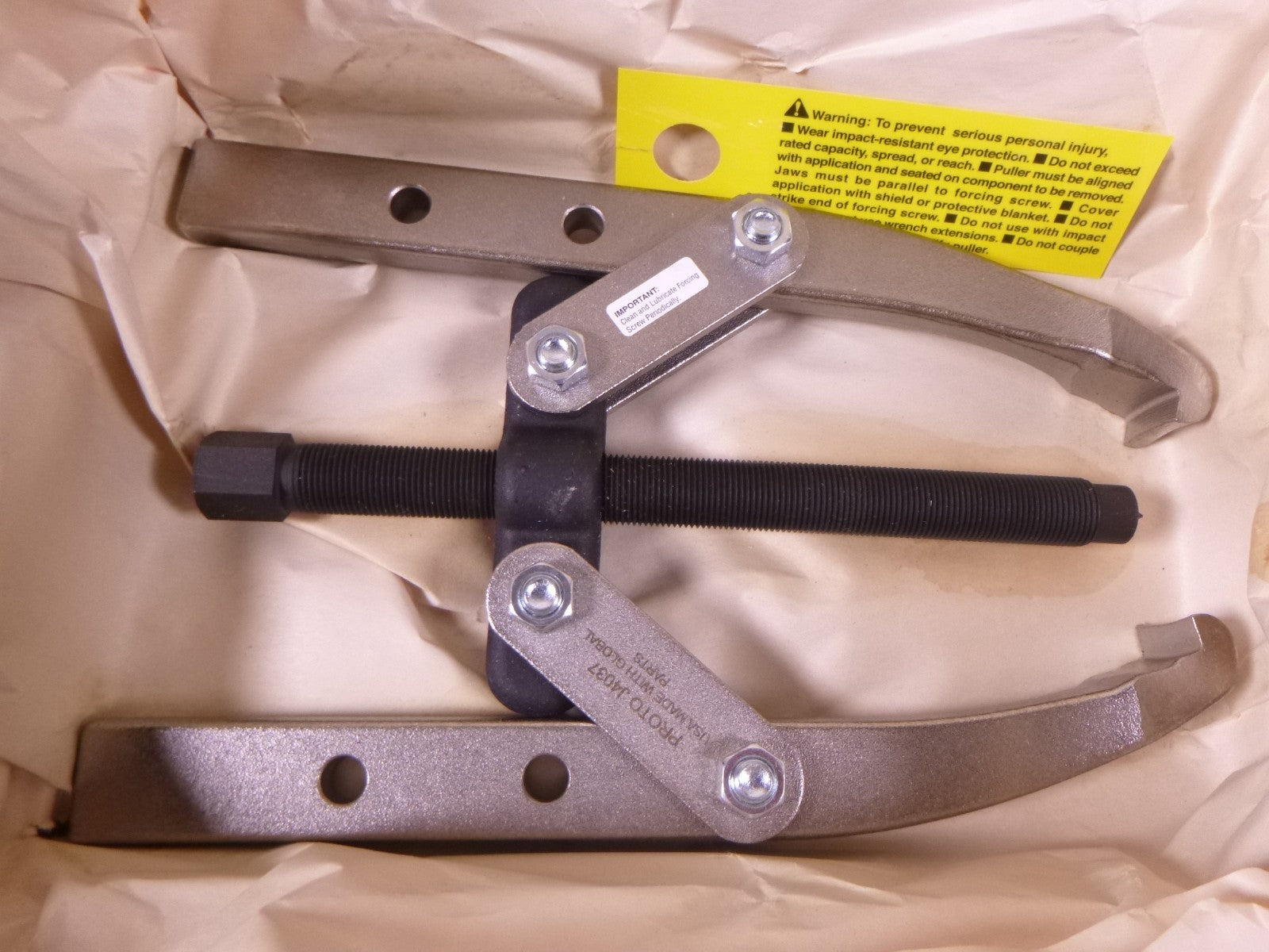 Proto J4037 2-Jaw Adjustable Gear Puller , 7 Ton , 10" , USA