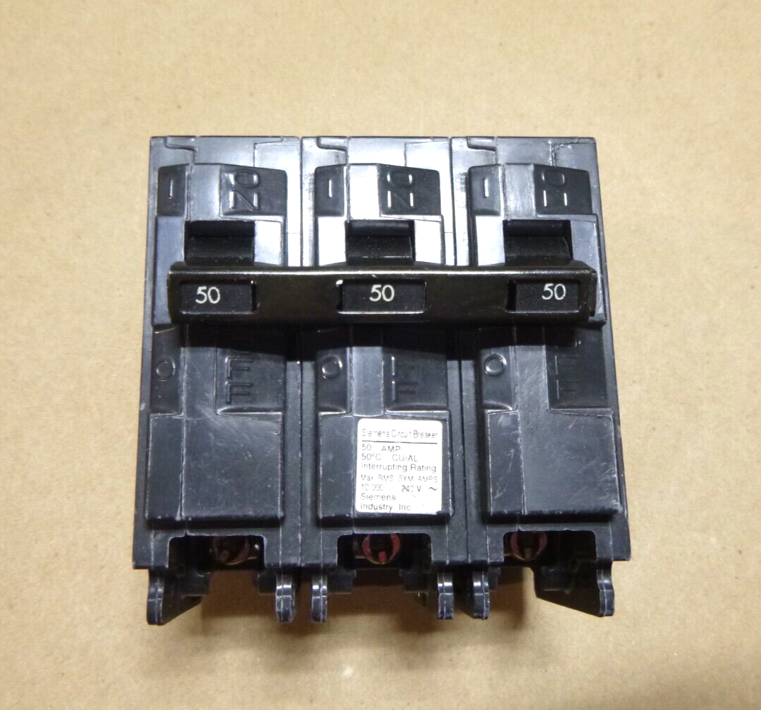 Siemens B350M - Circuit Breaker 50A 3p 240V 10K, Marine 50C Application | Electrical MRO Replacement Parts & Components and Commercial Electrical Supplies Company