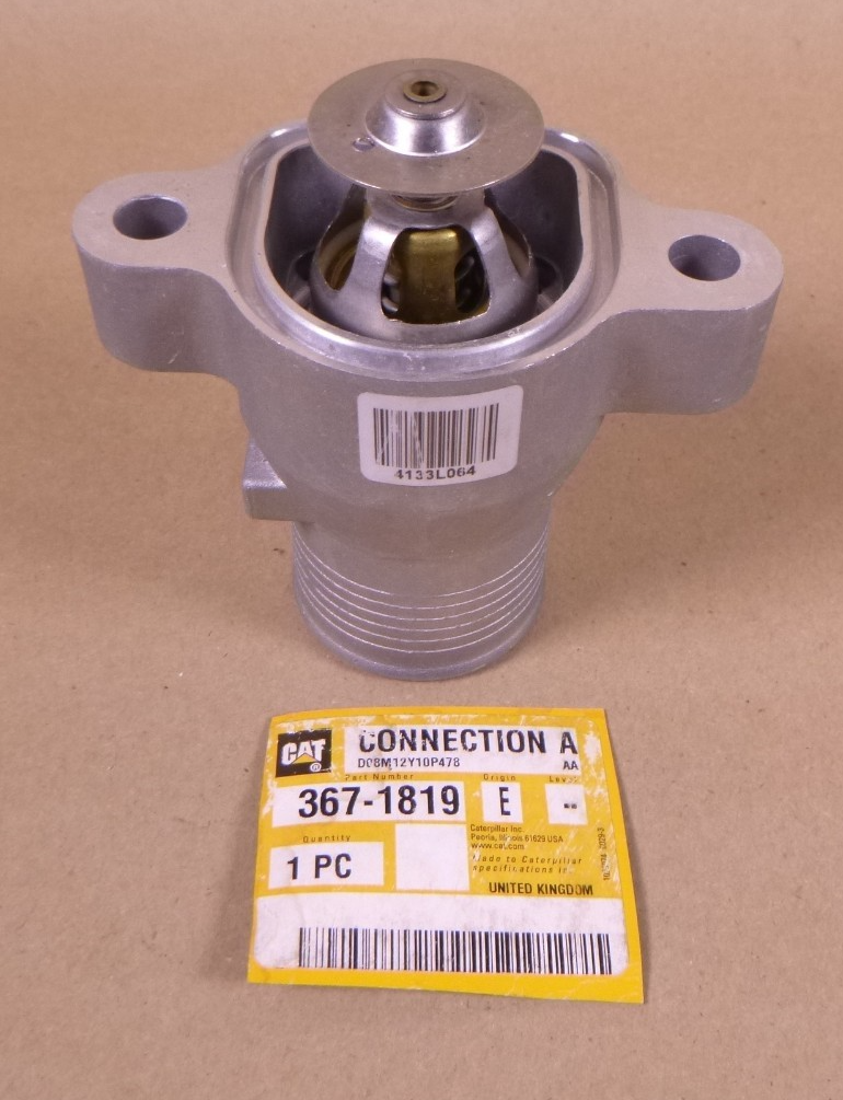 OEM Caterpillar 367-1819 CAT Thermostat For C4.4 C6.6 Engine | Industrial Tractor Parts Supplier and Surplus Tractor Parts & Accessories