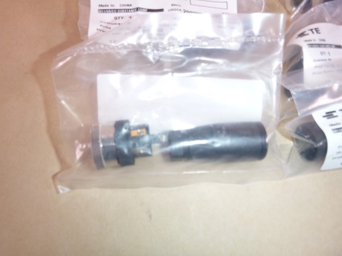 6x TE Connectivity T4110001081-000 Sensor Connector, PG7/4-6mm, M12, 8 Position | Electrical MRO Replacement Parts & Components and Commercial Electrical Supplies Company