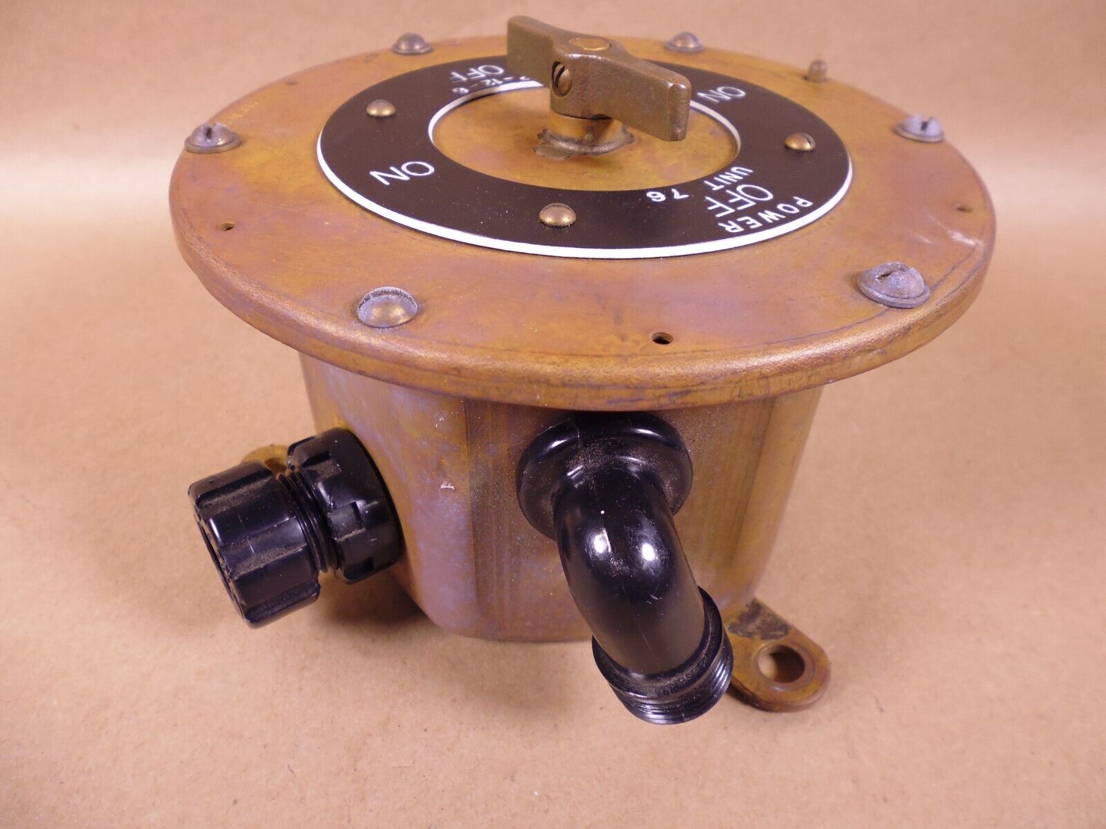 Naval Sea Marine On/Off Switch Power Unit 76 , P-12-6 *UNTESTED* | Electrical MRO Replacement Parts & Components and Commercial Electrical Supplies Company