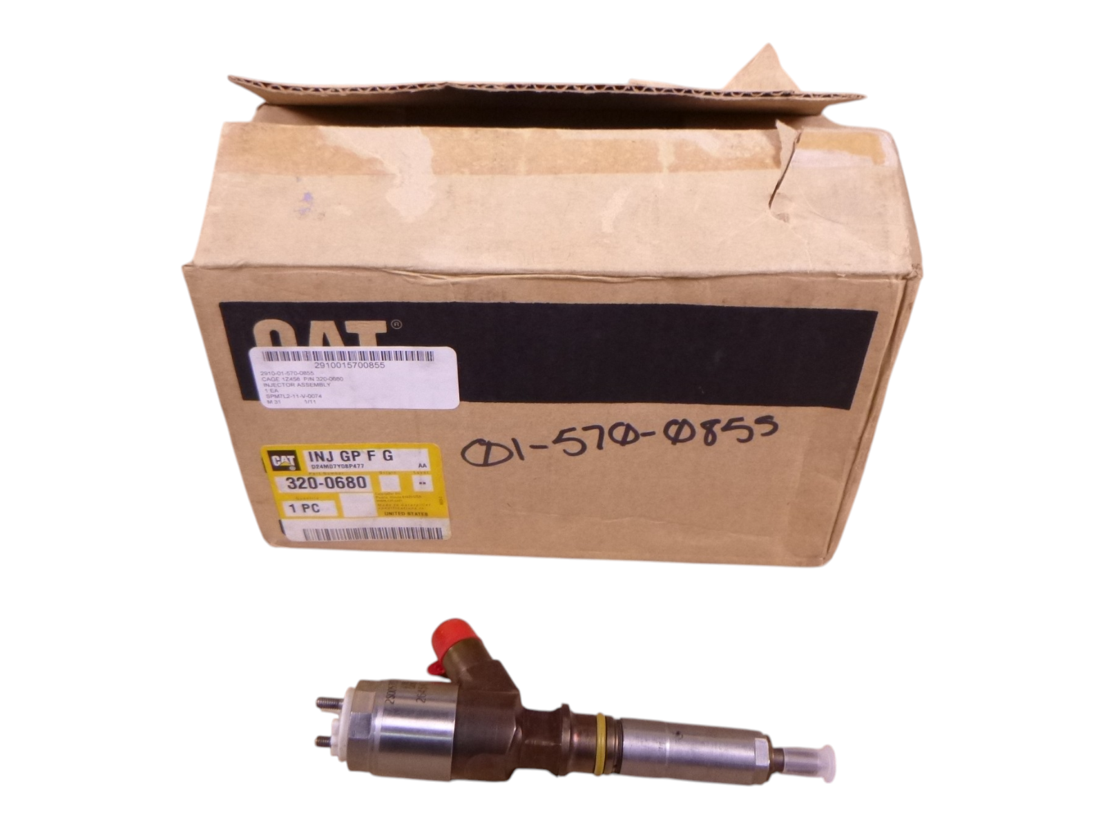 OEM Genuine CAT Caterpillar 320-0680 Fuel Injector For C4.4 C6.6 Engine | Industrial Tractor Parts Supplier and Surplus Tractor Parts & Accessories