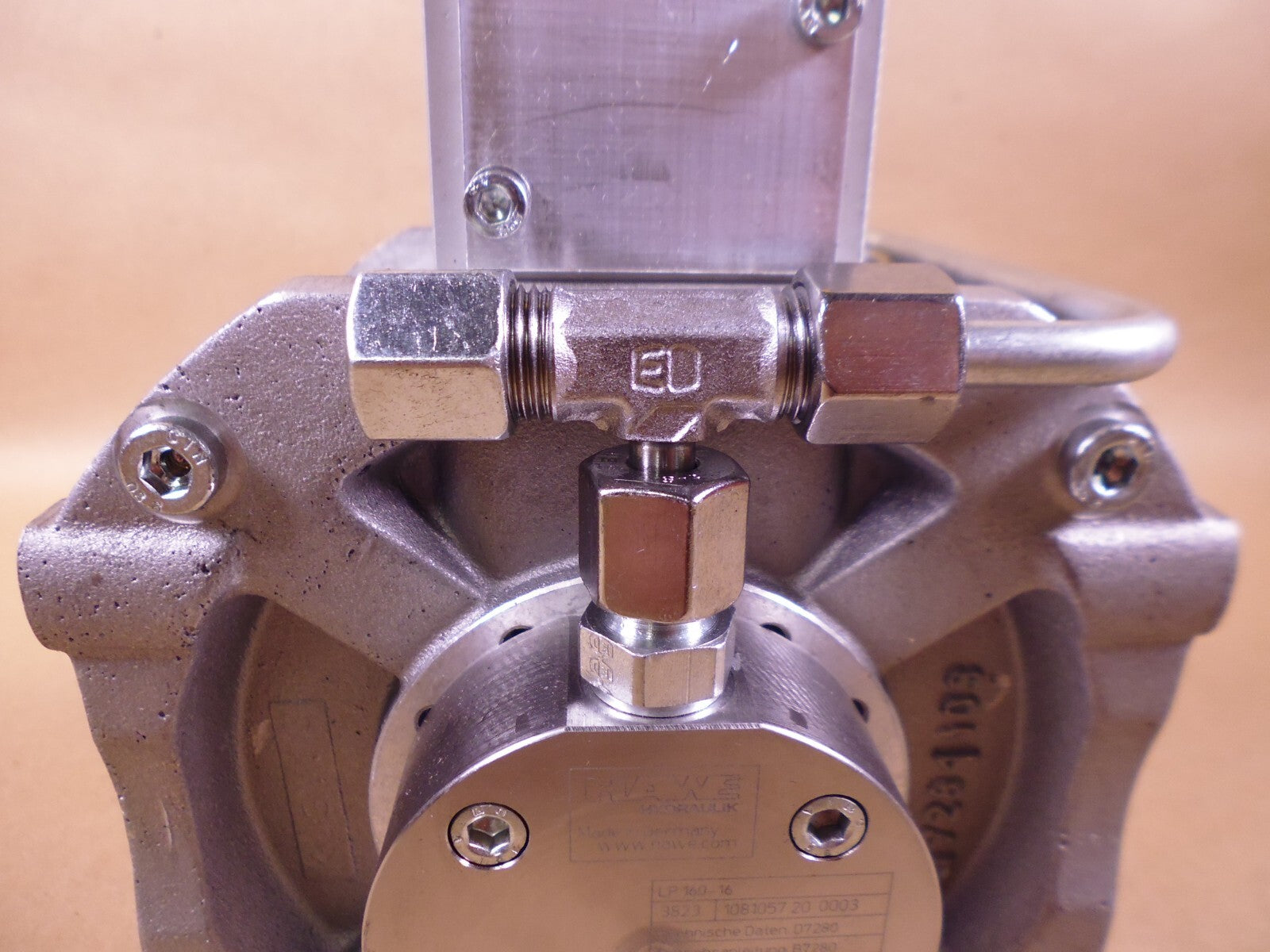 HAWE LP 160-16 Air Driven Hydraulic Pump, 1:100 Area Ratio, V=8.0 cm3, Type LP | Industrial MRO Replacement Parts, Manufacturing Machine Parts & Components, Heavy Equipment Parts Supplier