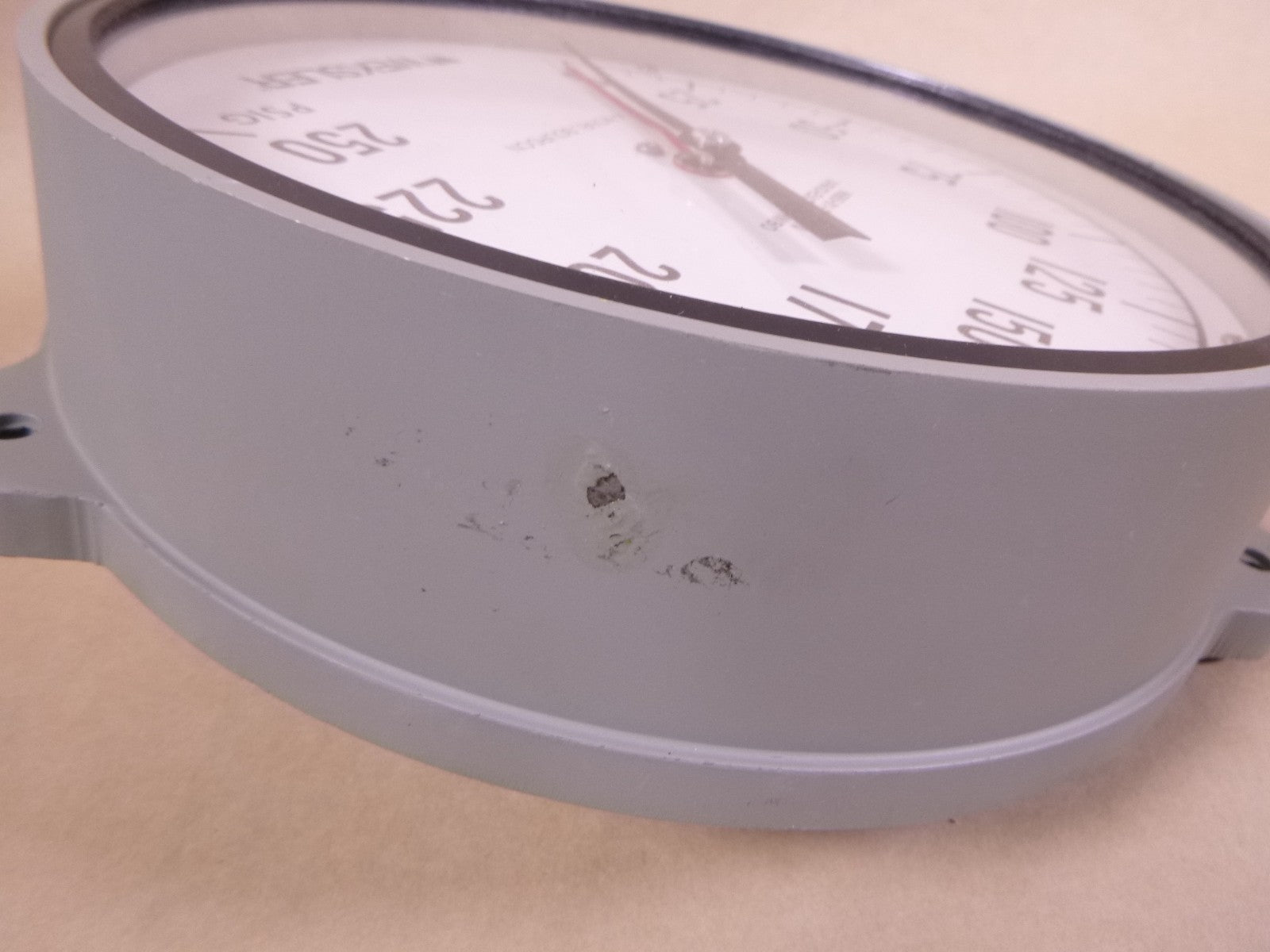 Weksler SA28-3PIF-RWB0 8-1/2" Dial Pressure Gauge 250PSIG , 6685-01-246-0310