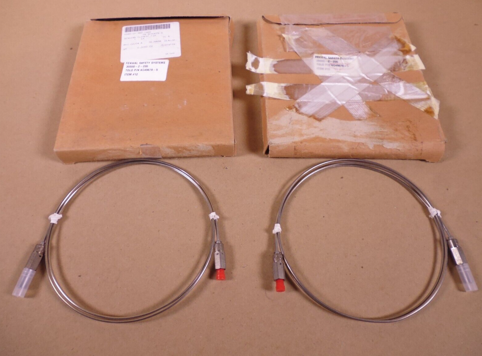2x Fenwal Kidde 35550-2-255 Detector Sensing Element , 6340-01-465-1489 | Electrical MRO Replacement Parts & Components and Commercial Electrical Supplies Company