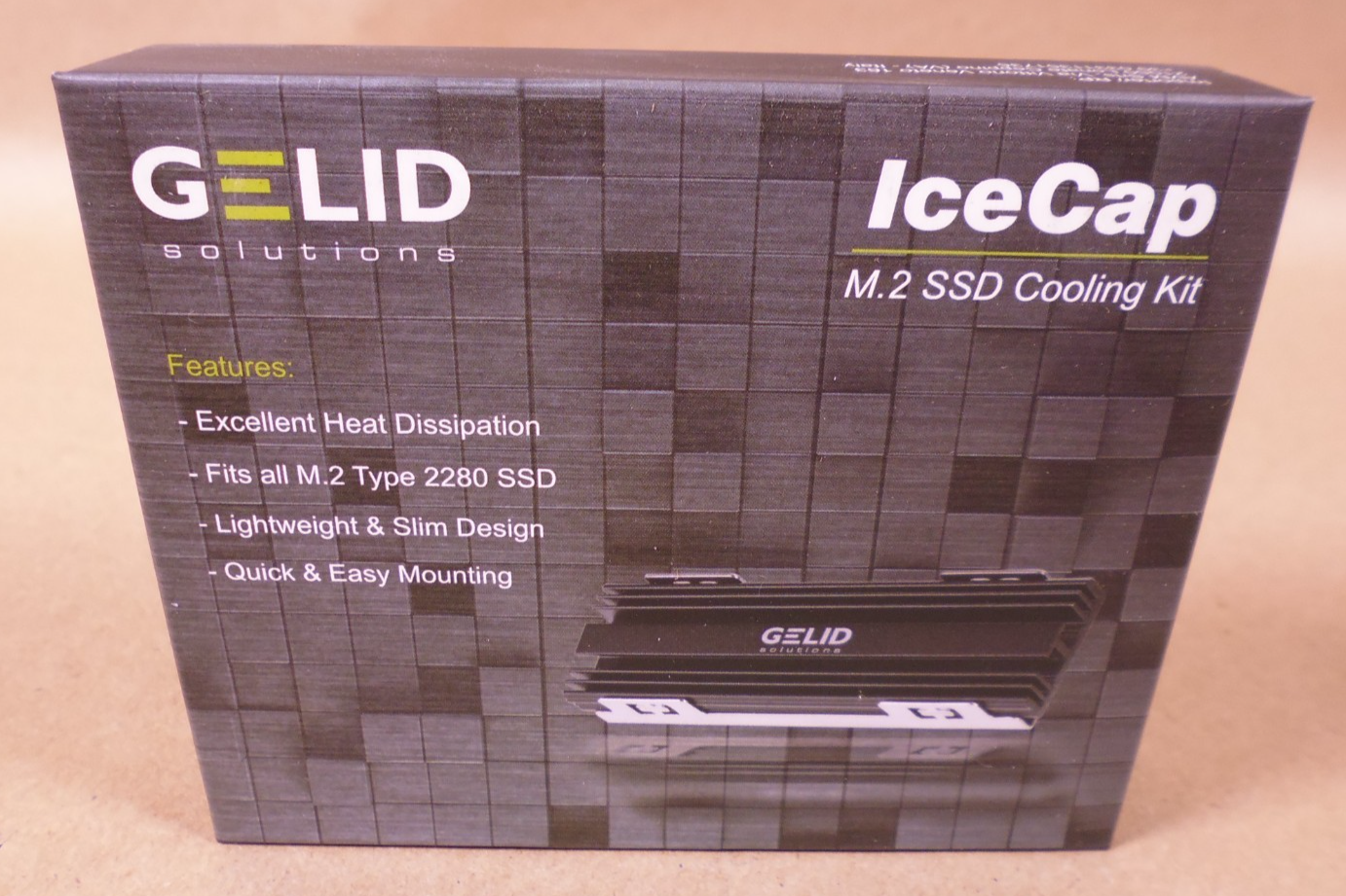 Gelid HS-M2-SSD-21 Icecap M.2–SSD Cooler SSD Cooling Kit Heatsink Thermal Pad | Electrical MRO Replacement Parts & Components and Commercial Electrical Supplies Company
