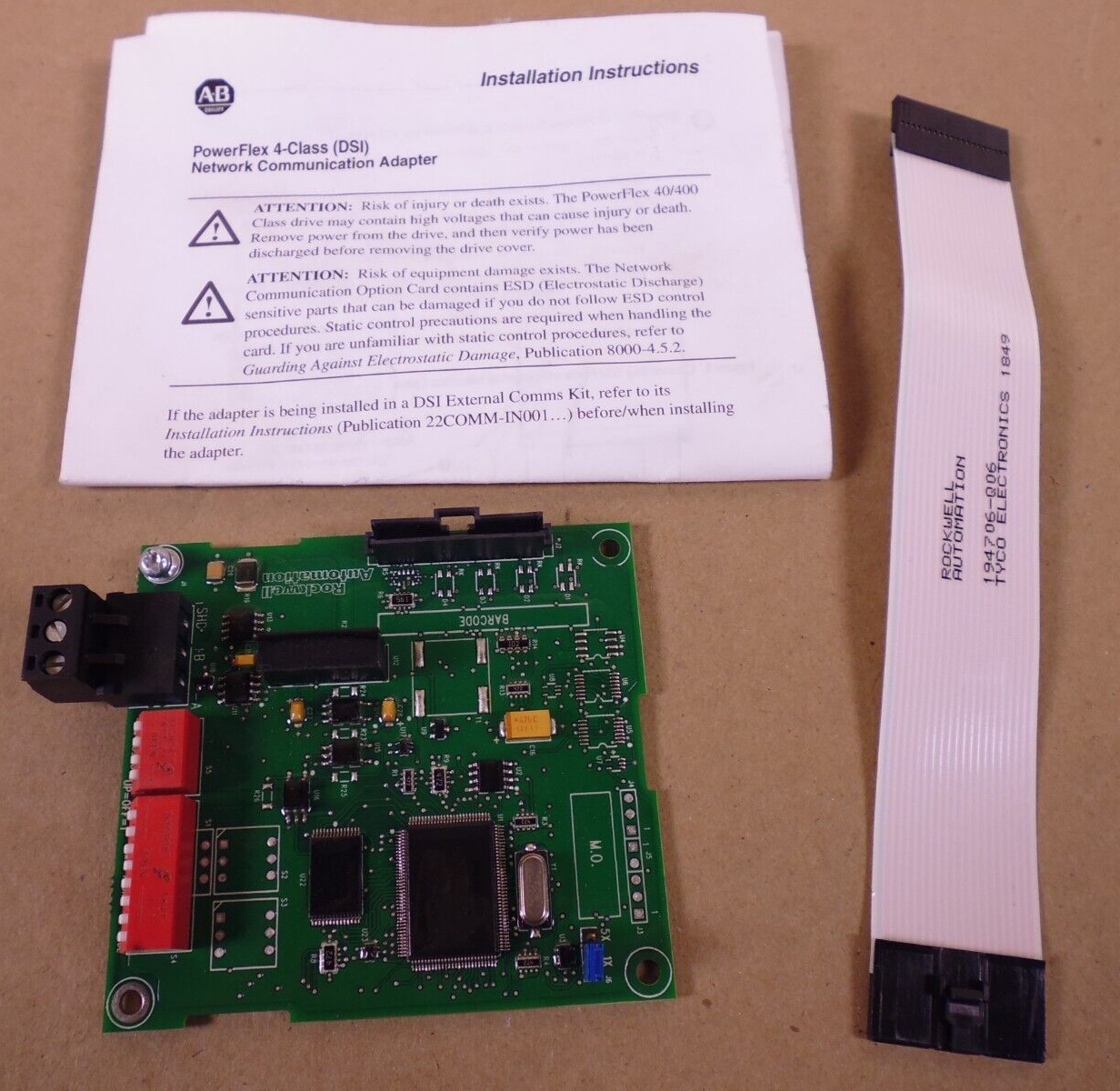 Allen Bradley 22-COMM-B Ser A PowerFlex DSI BACnet MS/TP Communication Adapter | Electrical MRO Replacement Parts & Components and Commercial Electrical Supplies Company