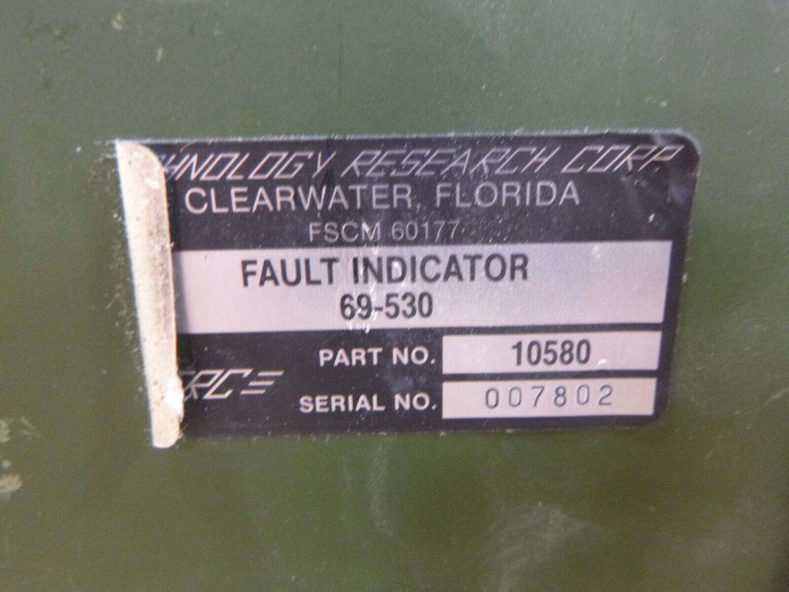 MEP 004A 006A 009A 103A 105A 113A FAULT LOCATING INDICATOR , 6625-00-003-0976 | Genuine MEP Generator Replacement Parts and Military Surplus Generator Parts