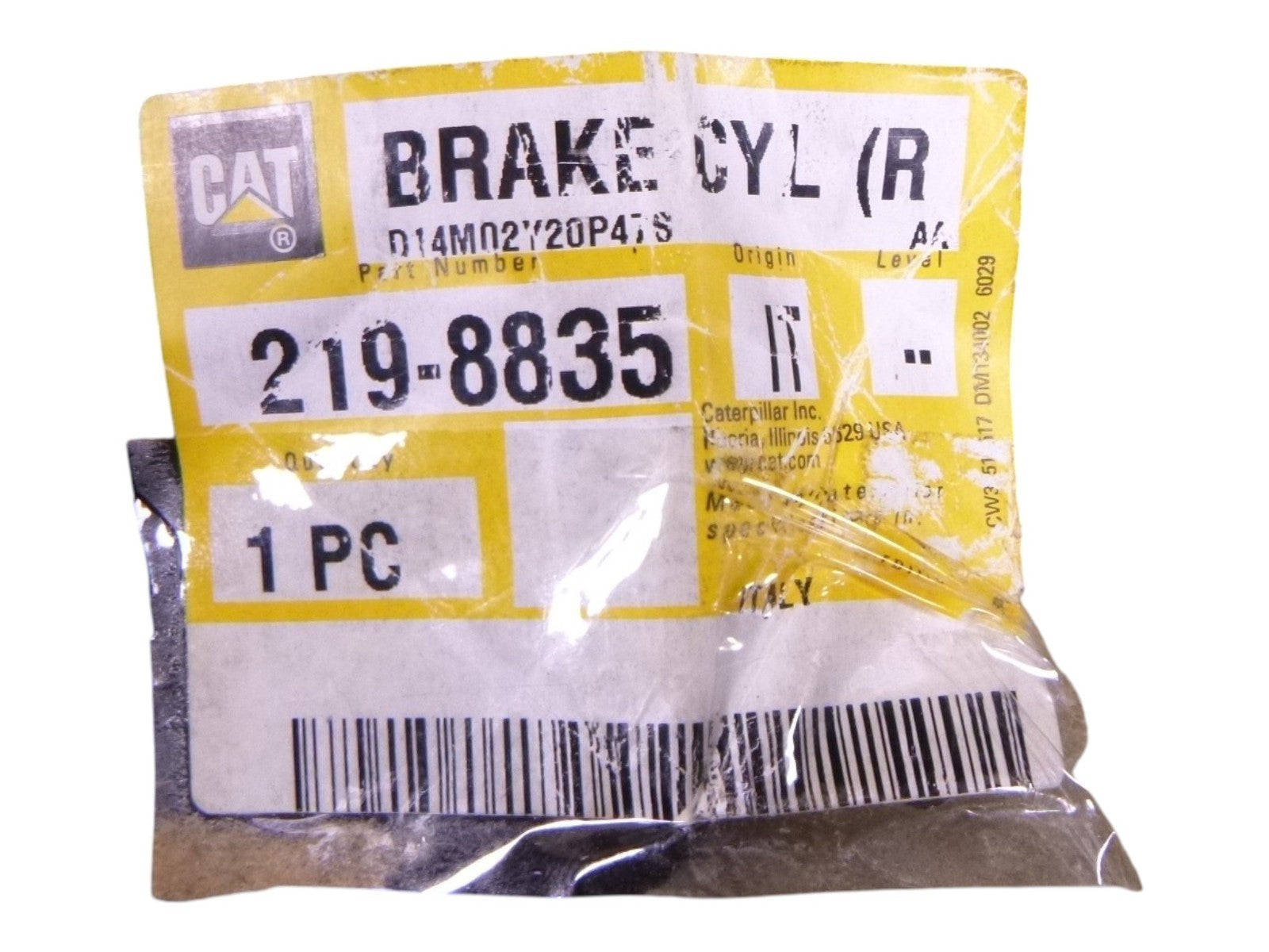 OEM CAT 219-8835 RH Brake Cylinder 434 444F2 427F2 414E 422F 444 442E 434E 422E