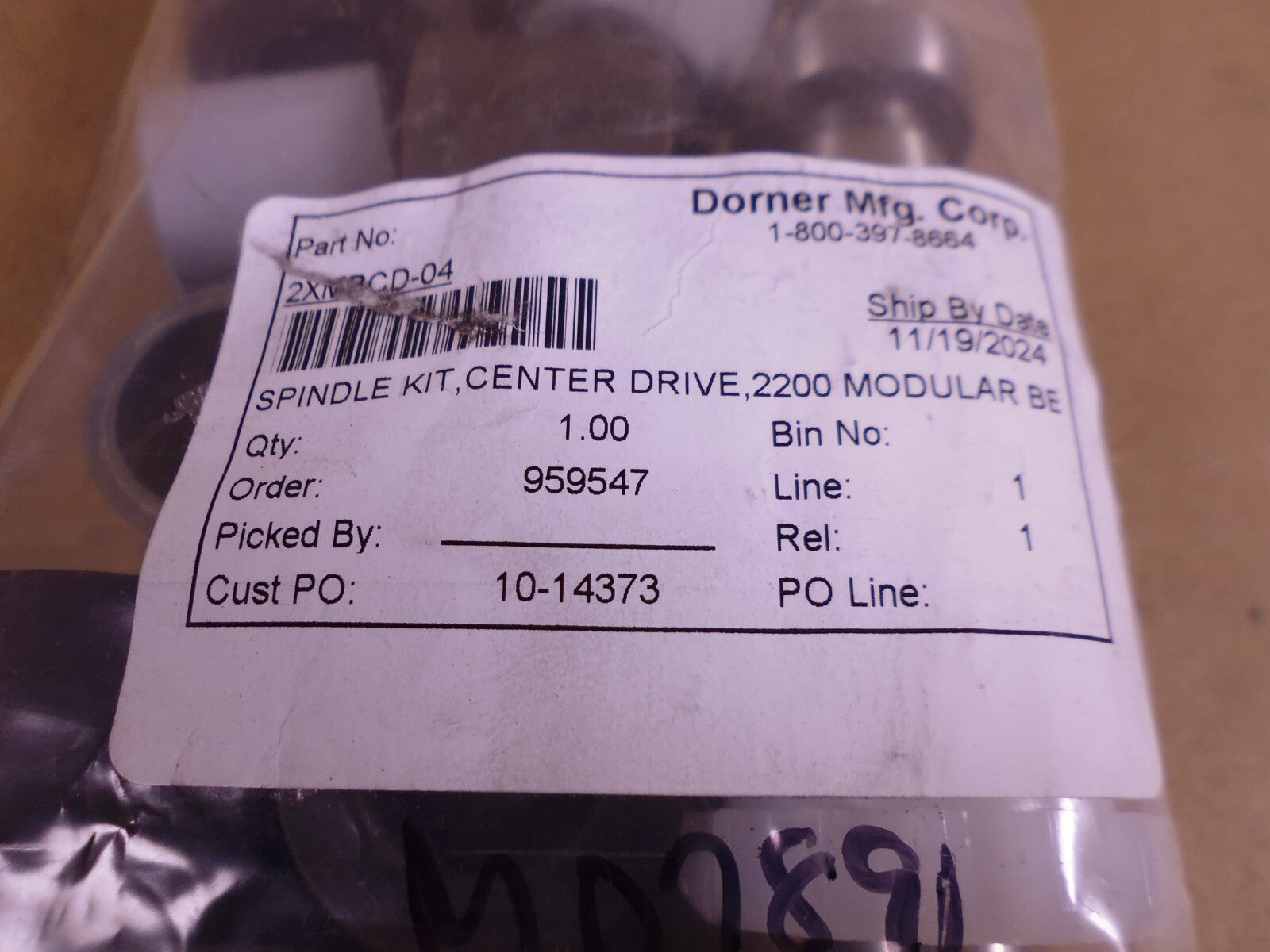 Dorner 2200 Modular Belt Conveyer Center Drive Spindle Kit , 2XMBCD-04 | Industrial MRO Replacement Parts, Manufacturing Machine Parts & Components, Heavy Equipment Parts Supplier
