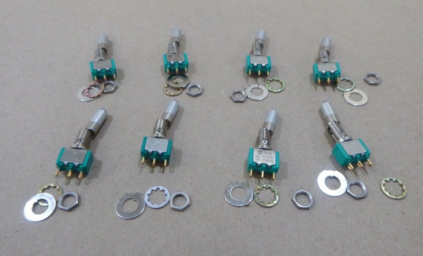 (8 PACK) ELECTRO A126K12KZG-M8 TOGGLE SWITCH 3A 250VAC 8A 125VAC M83731/11-761 | Electrical MRO Replacement Parts & Components and Commercial Electrical Supplies Company