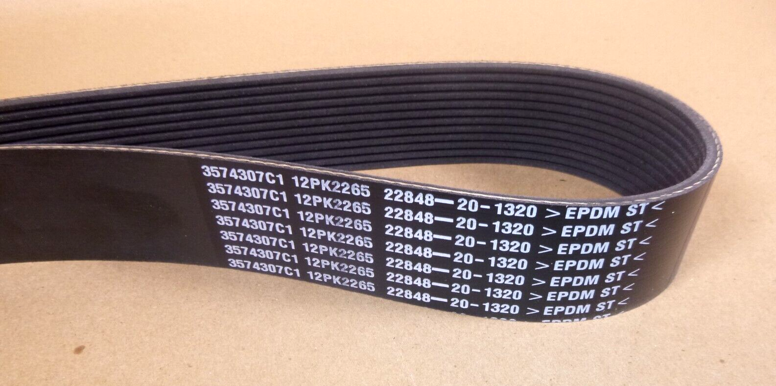 International Navistar EPDM Serpentine Belt 12 Rib 2265mm, 12PK2265, 3574307C1 | Replacement Truck Parts, Trailer Accessories, Automobile Supplies, Car Parts & Accessories