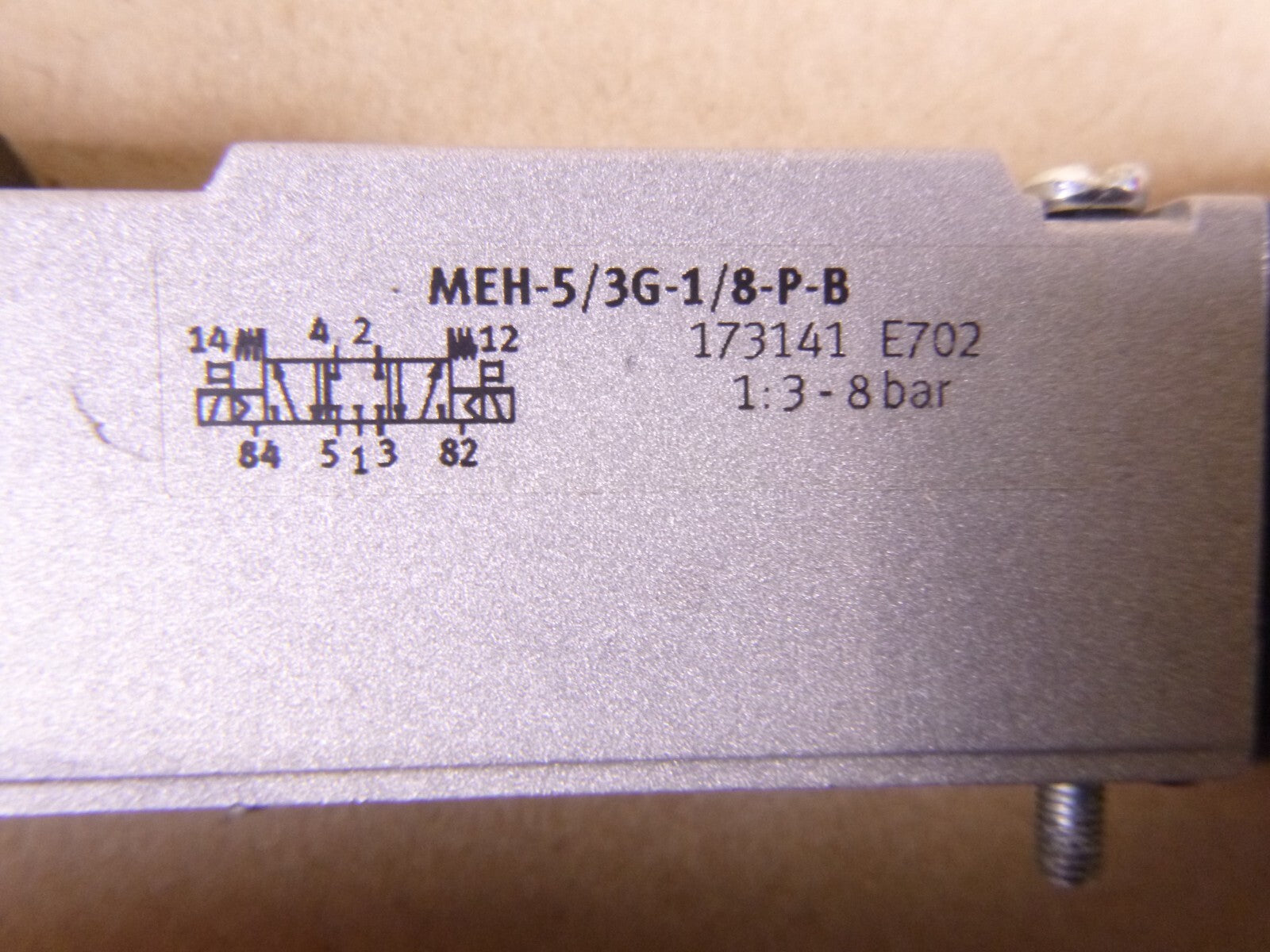 Festo MEH-5/3G-1/8-P-B, P/N 173141 Solenoid Valve USA Stock | Electrical MRO Replacement Parts & Components and Commercial Electrical Supplies Company